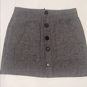 A-Line Mini Skirt Herringbone/Tweed Papermoon